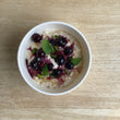 Coconut Porridge with Blueberries + Maple (Vegan)